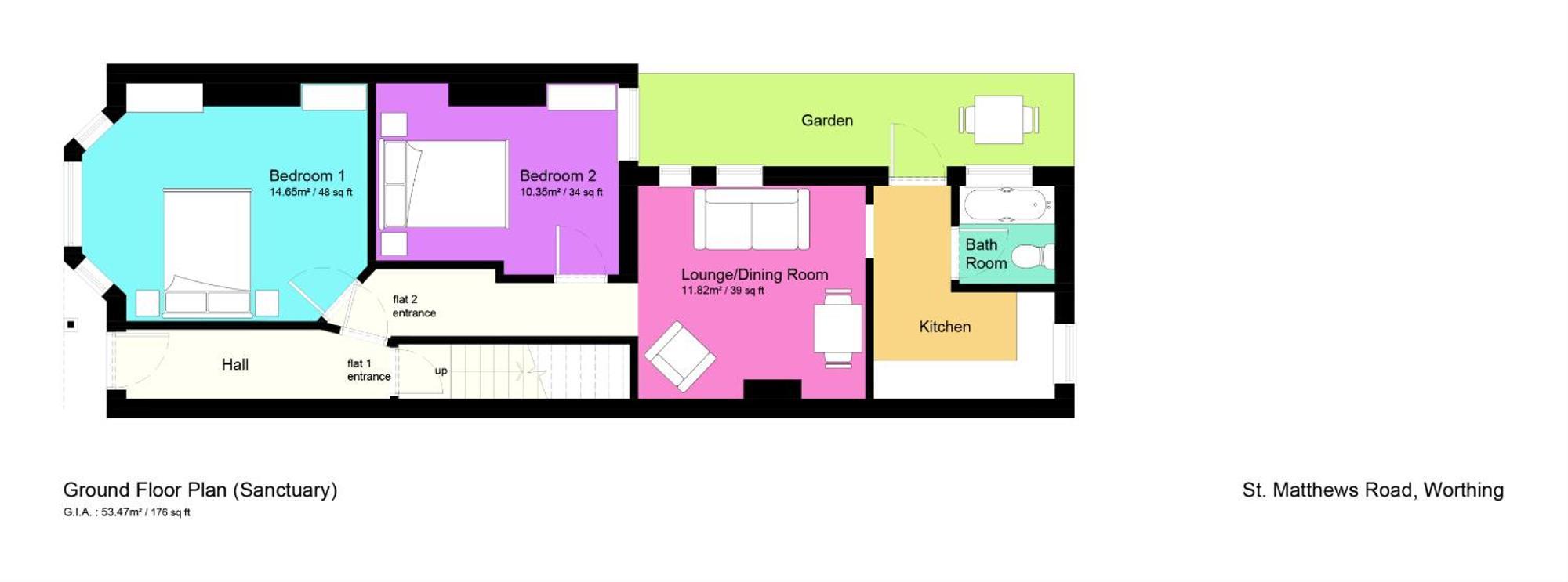 Apartament Sanctuary-By-Sea Worthing Zewnętrze zdjęcie